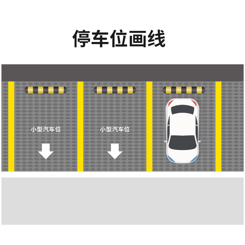 华泰电气 ht-msh-ay5 停车位画线 线宽150mm 刷漆 2000*6000mm 套