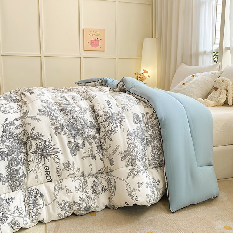 匹鲁儿童被子A类四季抗菌春秋被冬季加厚学生宿舍家用床上保暖被子 格罗伊（7A抗菌） 150*200cm（3斤）