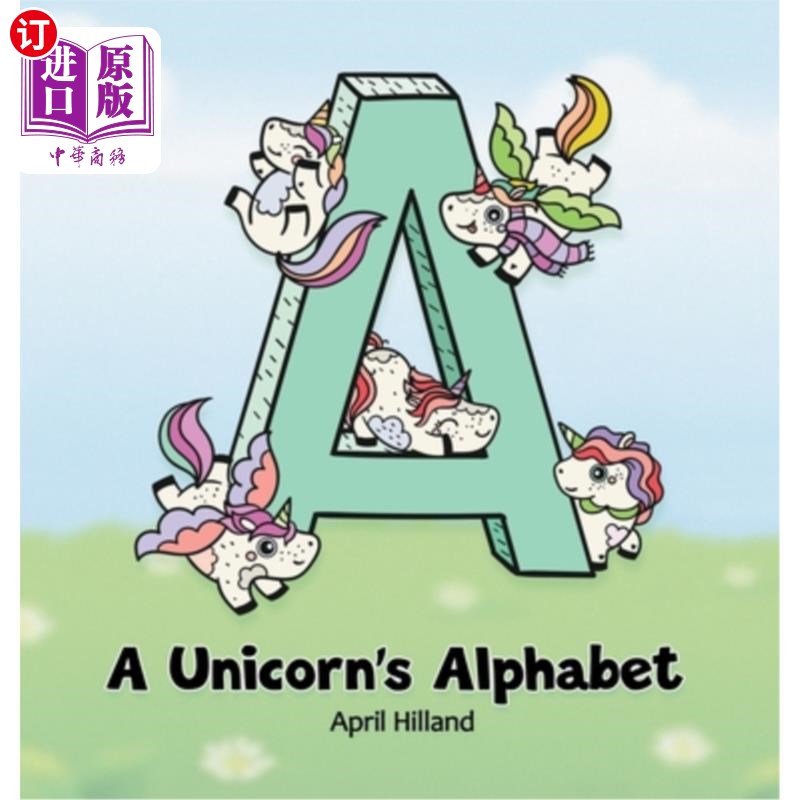 海外直订a unicorns alphabet 独角兽的字母表