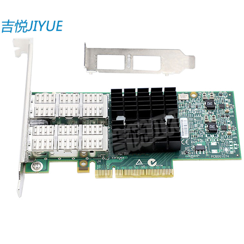 吉悦（JIYUE）Mellanox网卡万兆10G 25G 40G 56G 100G网卡原装 MCX456A-ECAT双口100G ib+网络