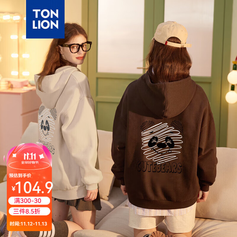 ��ʨŮ���´��＾�¿���ñ���ɼ�Լ��Ƹ�oversize��ͨͼ������ ǳ���� M