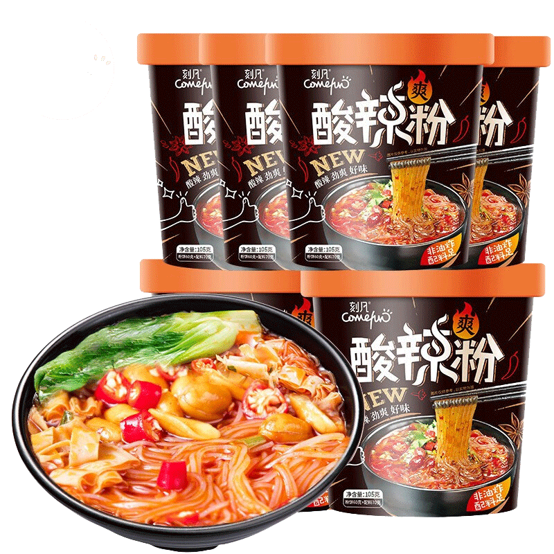 刻凡酸辣粉价格走势和口感评测|方便食品报价走势