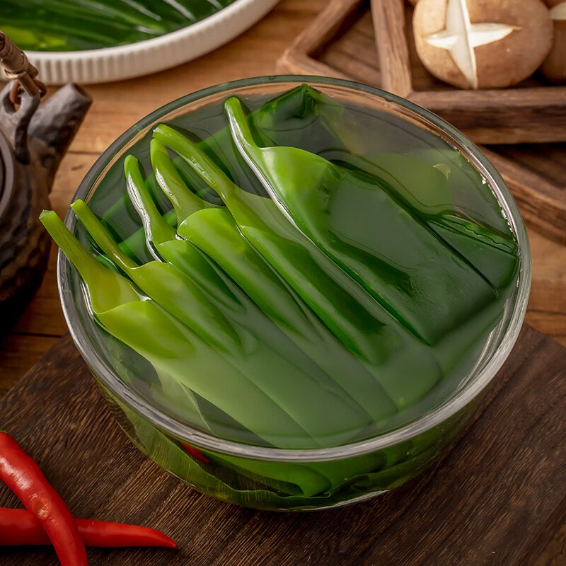 三都港盐渍新鲜海带苗180g*4包霞浦特产海带嫩苗火锅凉拌菜煲汤食材藻类 盐渍海带苗180g*4包