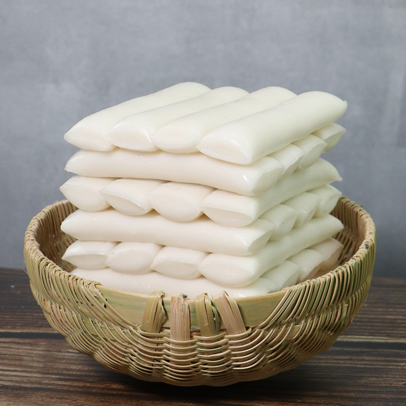 慈城水磨年糕 宁波年糕特产慈城水磨绿稻烤年糕条手工真空包装年货白