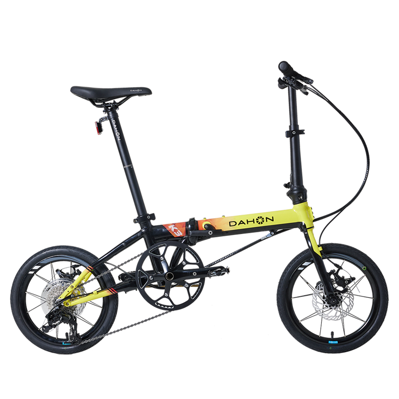 DAHON 大行 K3PLUS 折叠自行车 KAA693 酷炫黄 9速 16英寸