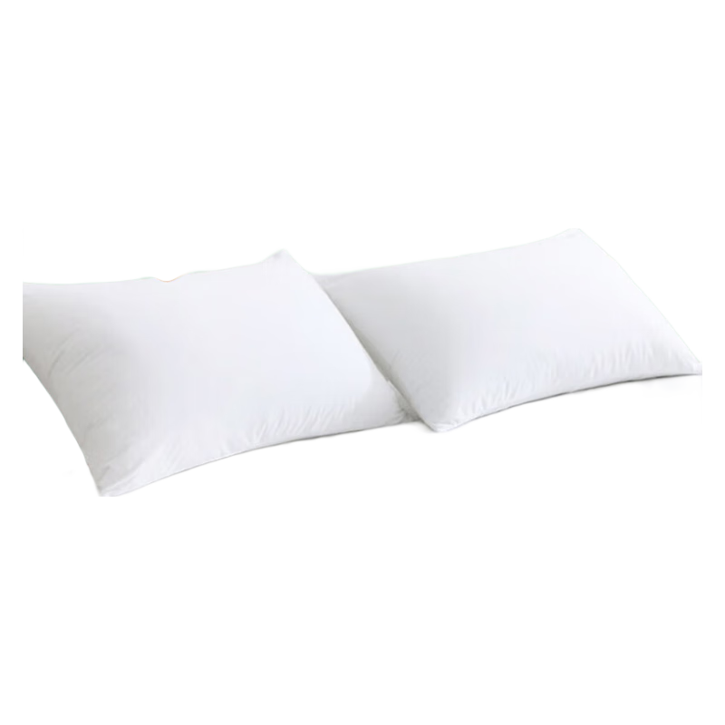 puraspace针织布枕套纯色家用学生宿舍用酒店白色枕套 信封式*1 48×74CM