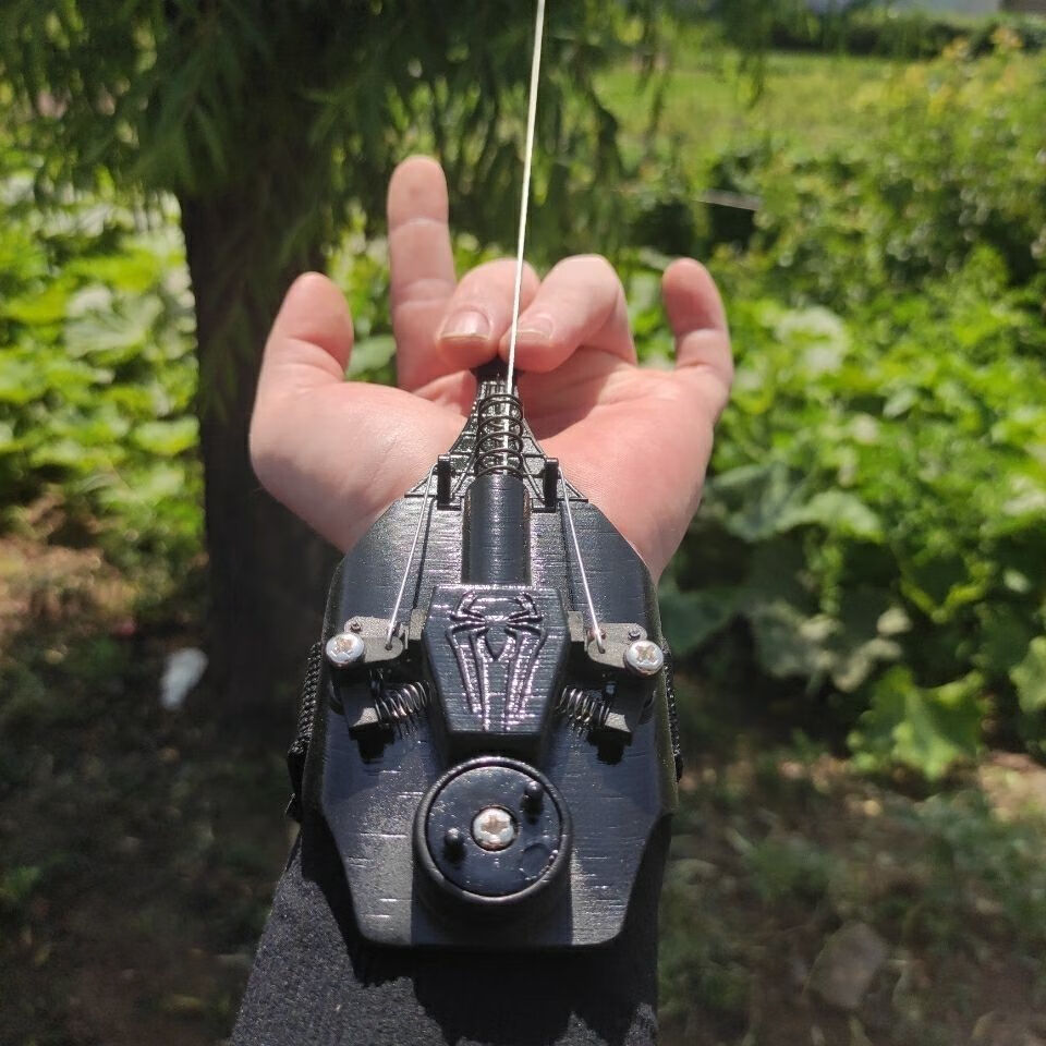 蛛网吐丝喷射器黑科技喷丝男孩儿童 四代黑蜘蛛侠 蜘蛛发丝器