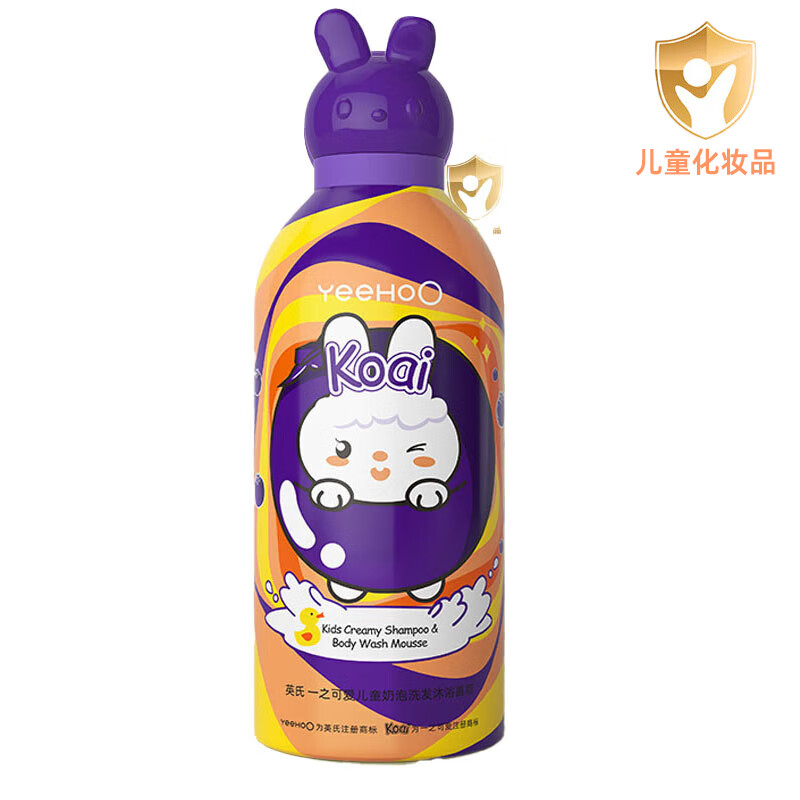 Ӣ�ϣ�YEEHOO��Ӣ��С������ԡ¶ϴ��ˮ����һӤ������ϴ����ԡ¶С����Ľ˹���� 350ml*1ƿ ��ݮζ 29.63Ԫ