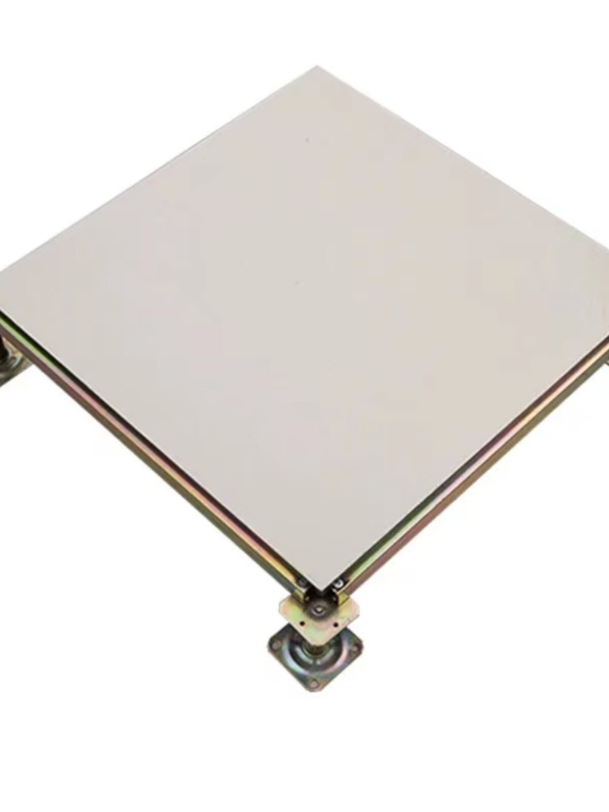 oimg陶瓷防静电地板高架架空活动瓷砖地板机房监控室静电地板600 象牙