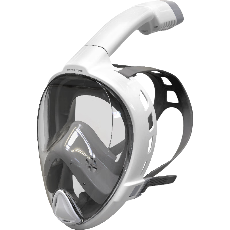 watertime水川浮潜面罩潜水镜全干式呼吸管儿童成人游泳潜水装备