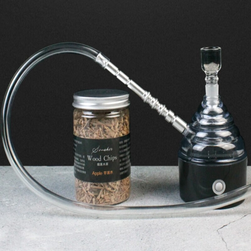 法漫玫烟熏器分子料理塔式烟熏枪意境菜创意美食三文鱼鸡尾酒烟熏