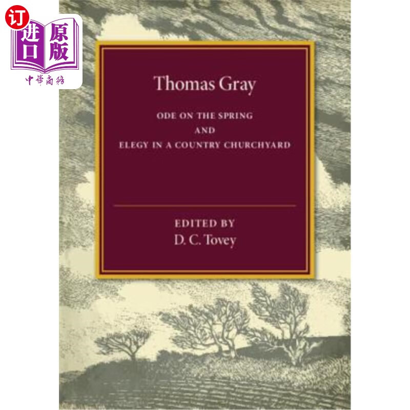 海外直订thomas gray: ode on the spring and elegy in a country
