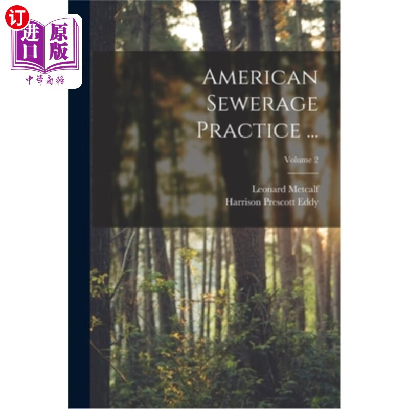 海外直订american sewerage practice .