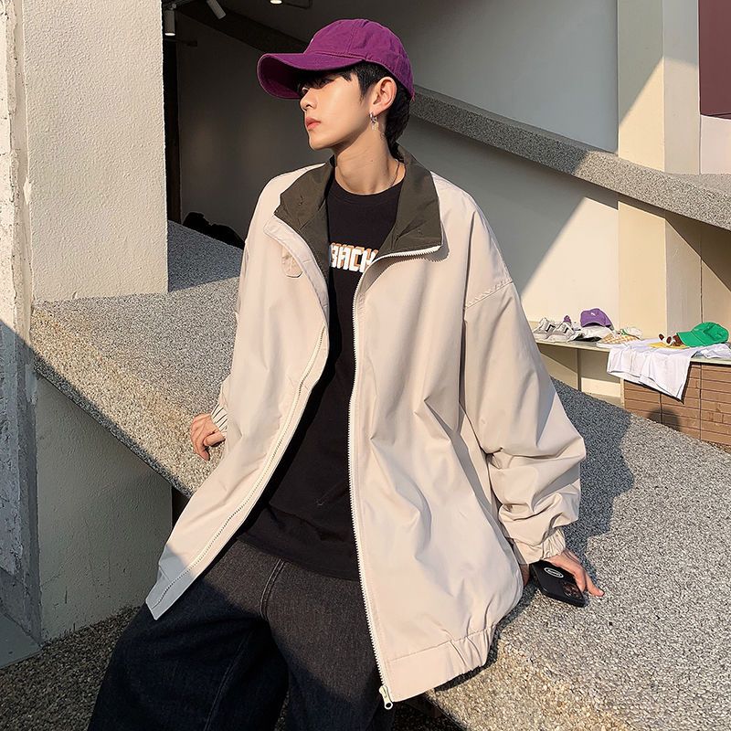 angelgonzales男女夏冬户外机能工装港风日系宽松百搭情侣风衣外套男