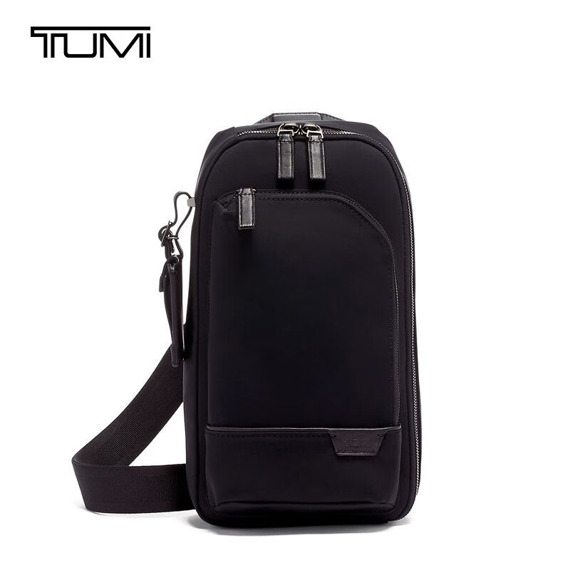 途明（TUMI）奢侈品 HARRISON系列 男式商务旅行高端时尚单肩/斜挎包 06602035D 黑色