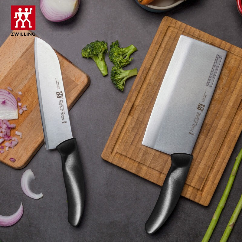 双立人（ZWILLING） Style厨房切菜刀套装 刀具2件套装 多用刀中片刀