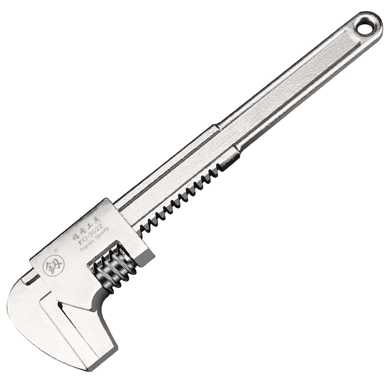 扳手多功能 f型扳手多功能直角活扳手大开口活动扳子管钳水泵钳 11寸