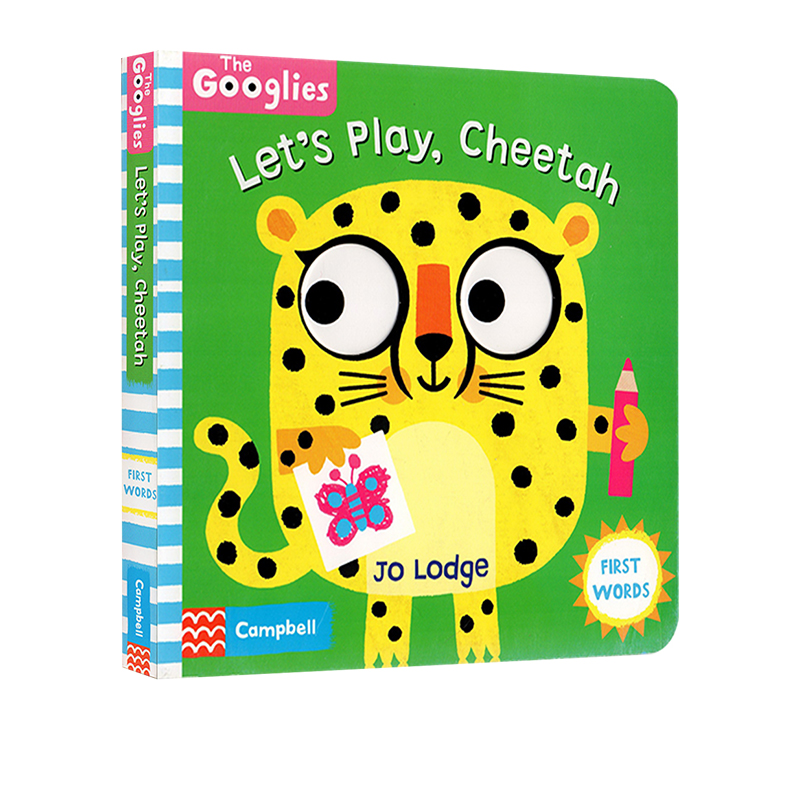 现货【英文原版】wiggle and giggle:let's play, cheetah