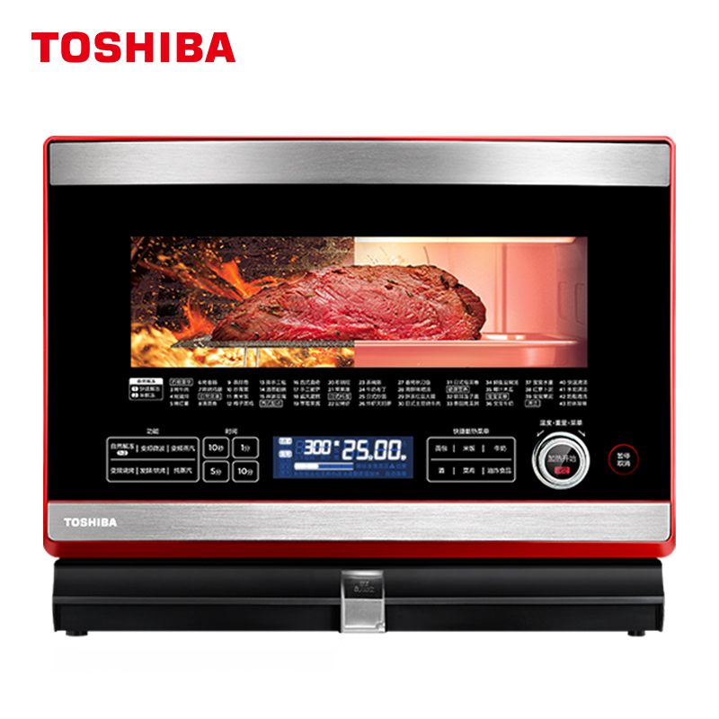 东芝（TOSHIBA）微波炉 家用微蒸烤一体机 空气炸 解冻 烧烤烘焙一体机  一级能效 以旧换新 A7-320D 32升