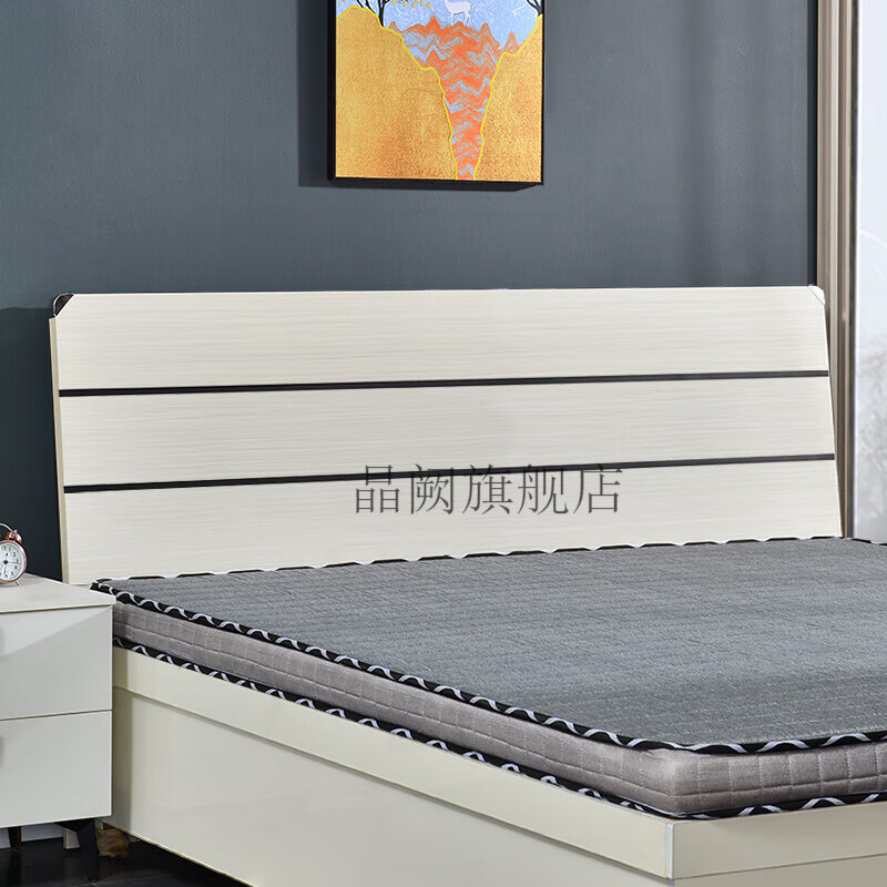 买靠背板 实木床头板单买简约现代床头靠背板双人经济型落 苏香桐色1