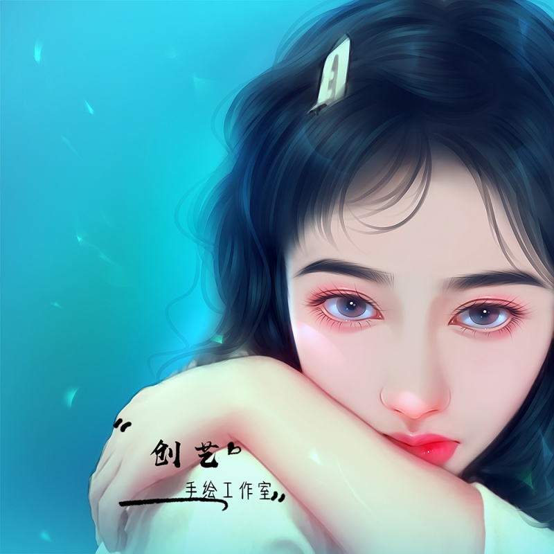 微信头像定制 真人照片转手绘 q版卡通绘画素描肖像漫画人物设计定