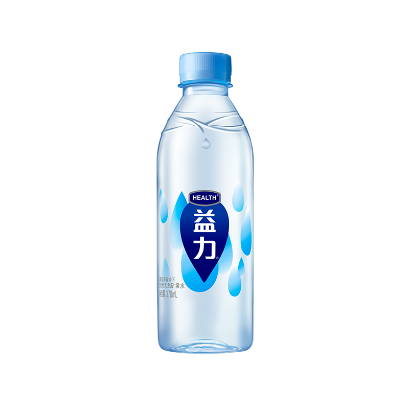 health 益力 天然矿泉水 370ml*24瓶整箱装 家庭健康饮用水