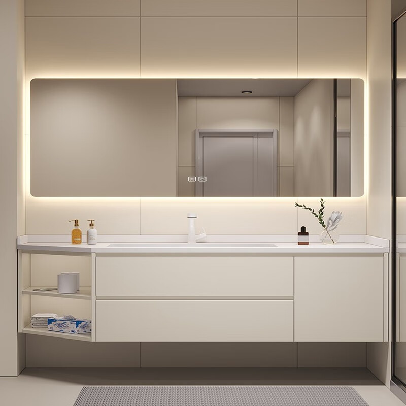 京帝朗(jingdilang) 设计师定制斜角切角浴室柜卫生间拐角斜面柜洗手