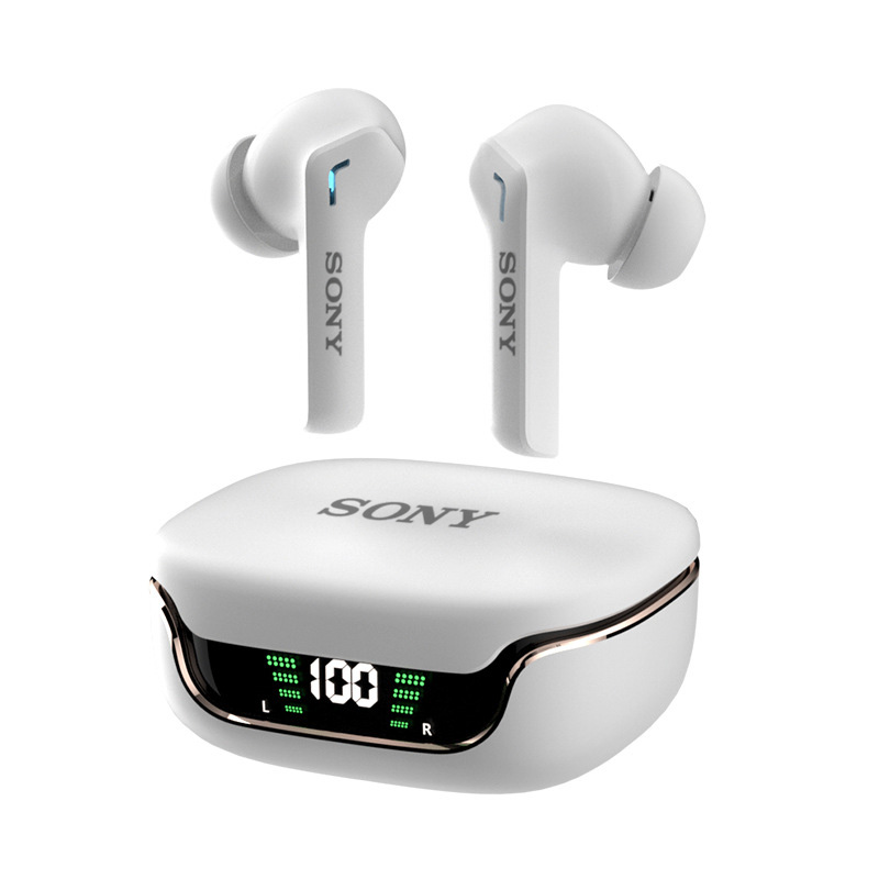 索尼(sony)蓝牙耳机真无线主动降噪防水重低音tws高端 皓月白