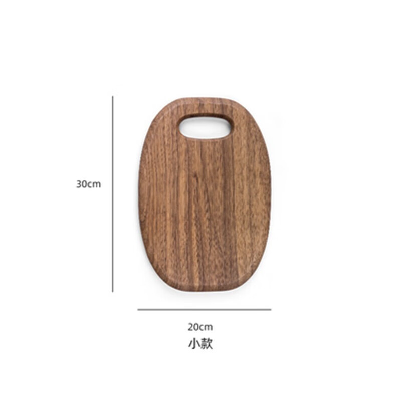 臻厨艺斑马木原木切菜板 家用实木砧板切水果菜板 厨房案板圆形木质