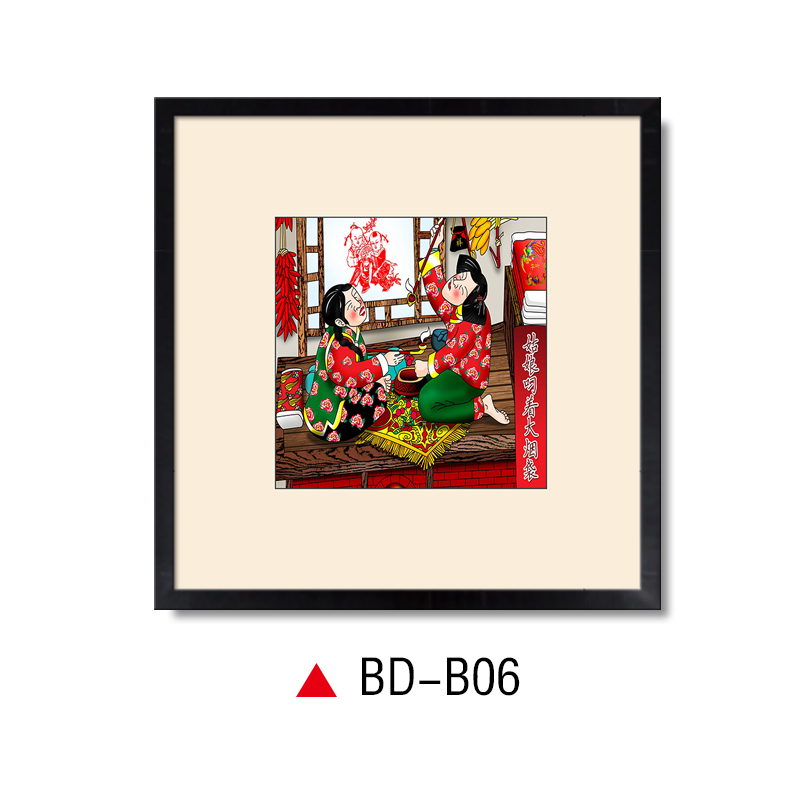 东北八大怪装饰画农村风格民俗风俗墙壁画餐馆农家乐饭店墙面挂画 bd