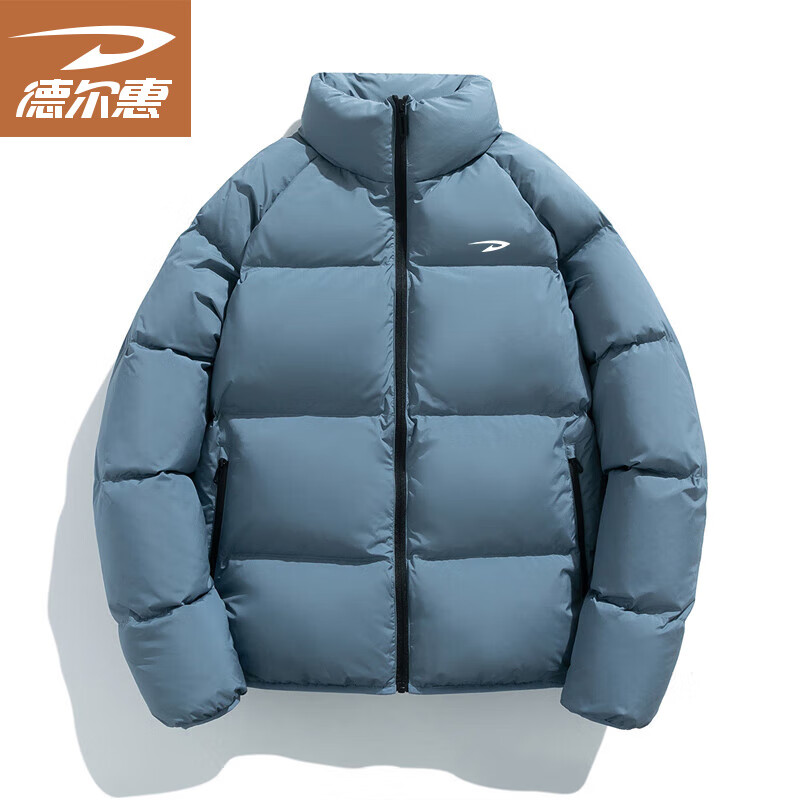 德尔惠羽绒服男冬季男士保暖外套羽绒袄子休闲服白鸭绒登山宽松潮流