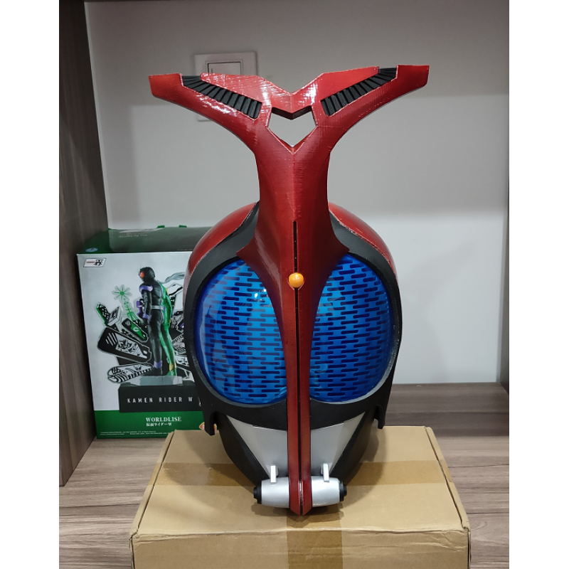 假面骑士1:1头盔 build时王01龙骑joker w 空我 打印eva皮套 甲斗(pla