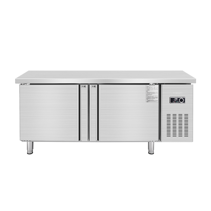 斯飞格保鲜工作台 不锈钢冷藏操作台商用冰柜奶茶店设备水吧台冰箱冷冻双温平冷厨房案板式 长2.0米X宽0.7米X高0.8米-优先发货 全冷藏(保鲜)