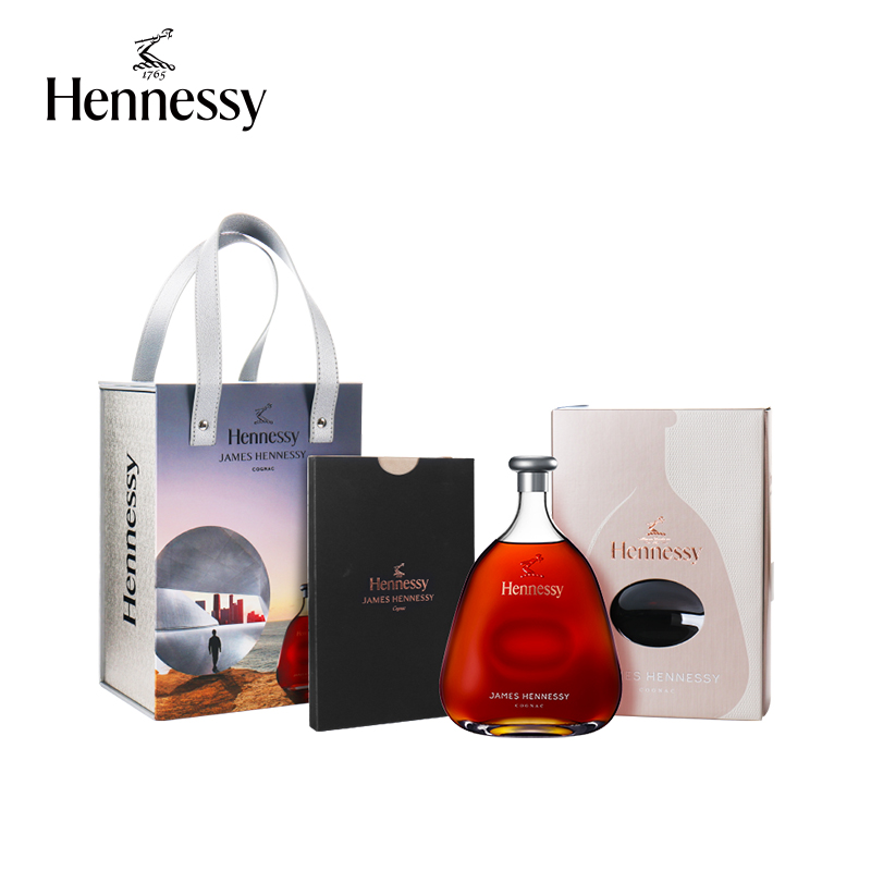 轩尼诗（Hennessy） 詹姆士 干邑白兰地 法国进口洋酒 700ml 特别版礼盒