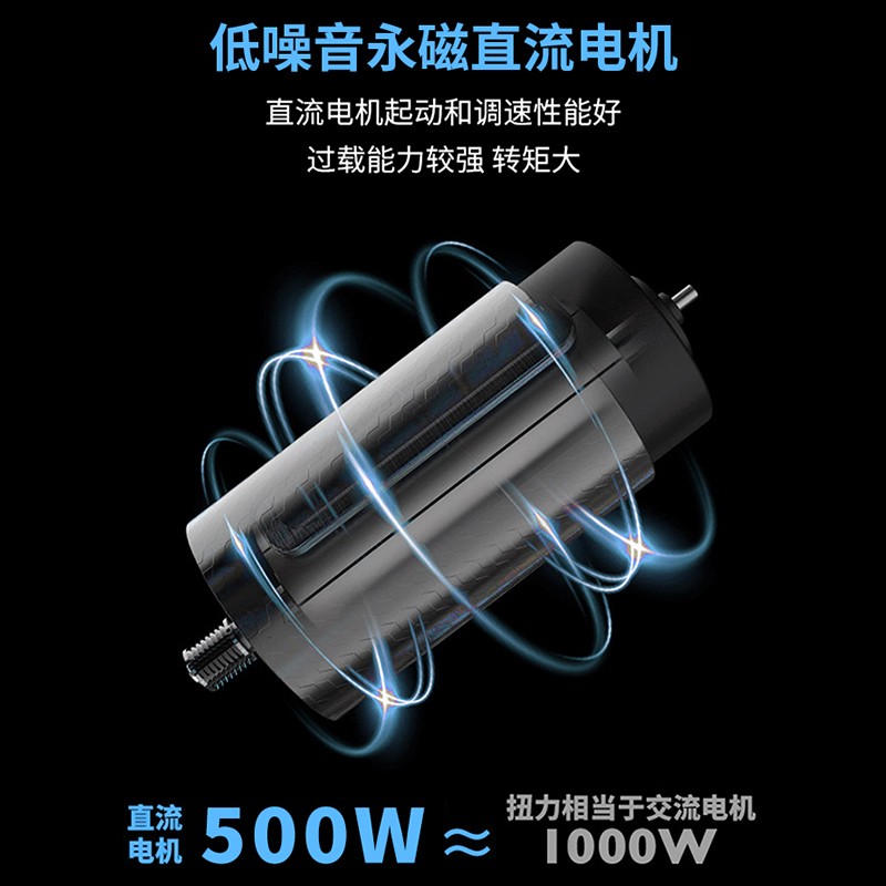 牧人王牧人王厨师机全自动轻音家用面包机和面机搅拌面粉料理机烘焙电动打蛋器台式 MK15青春蓝 4.3L