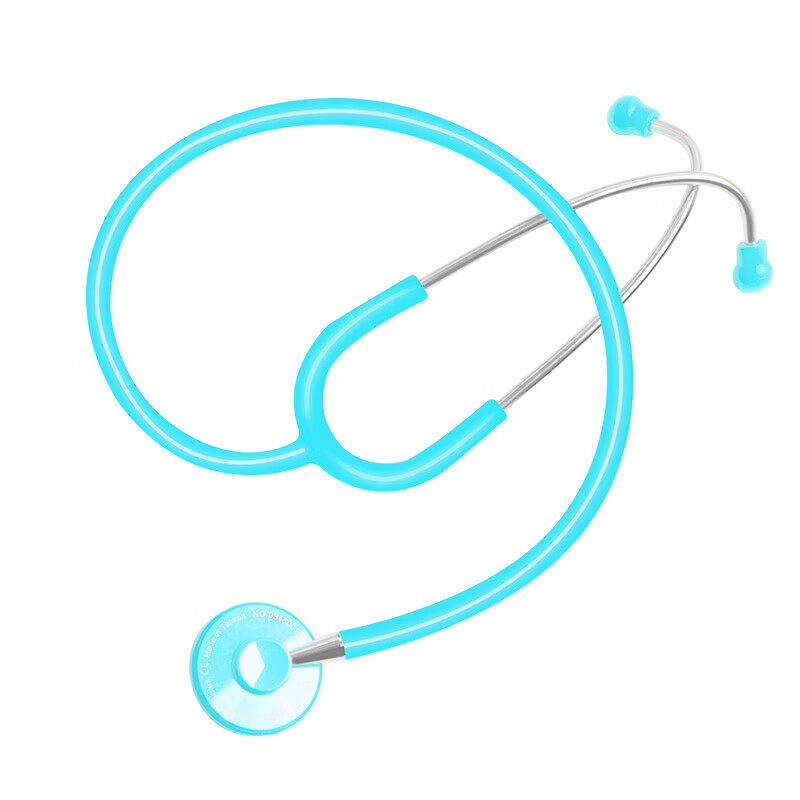 史必锐听诊器单双头轻巧听筒血压胎心儿童 轻巧单面款503天蓝色