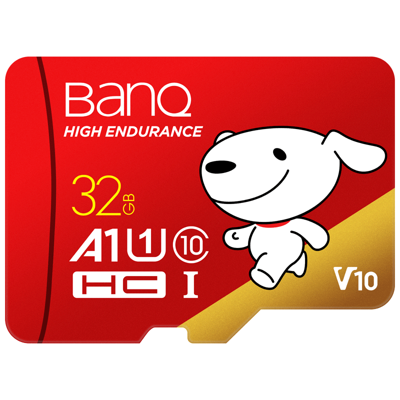 banq&JOY联名款 32GB TF（MicroSD）存储卡U1 C10 A1 高速畅销款 行车记录仪&监控摄像头手机内存卡