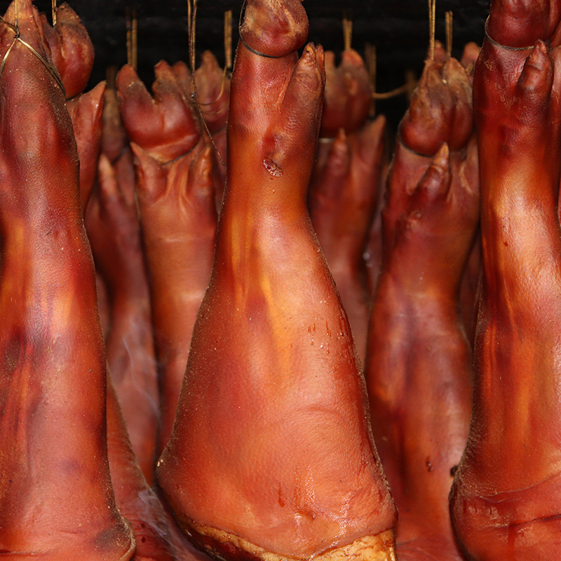 宝湘坊湖南烟熏老腊肉腊猪脚猪蹄免切湘西烟熏猪腿肉农家柴火咸猪蹄子