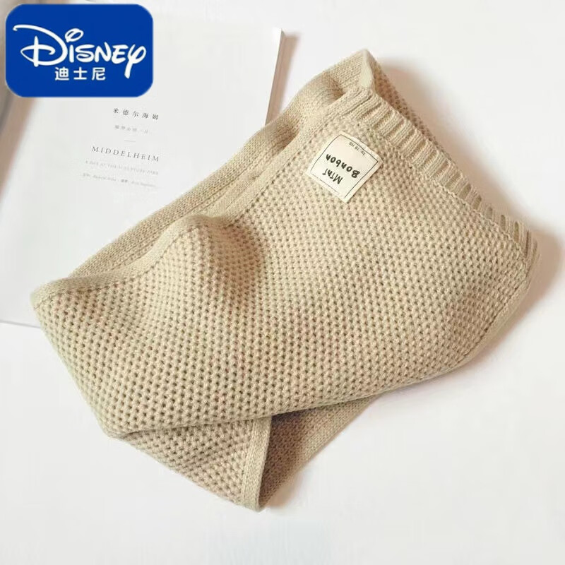 迪士尼(disney)儿童围巾冬女童秋冬季韩版男童潮宝宝围脖保暖幼儿脖套