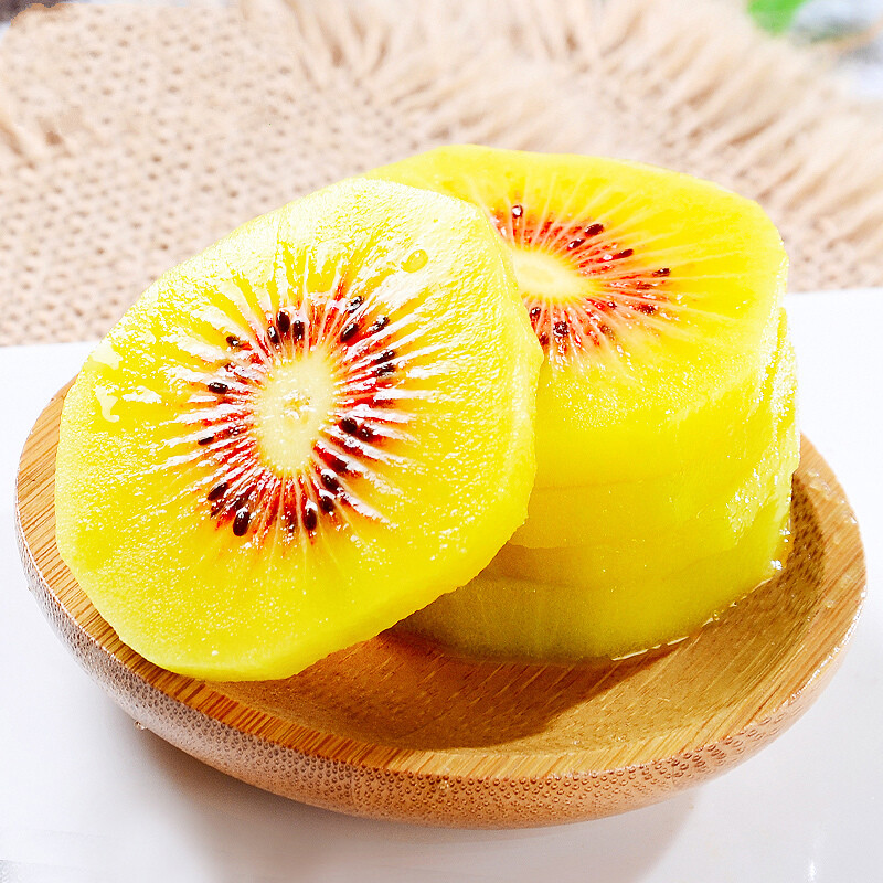 鲸咚亿农四川红心猕猴桃奇异果新鲜水果孕妇水果礼盒 24枚大果【90-110克】