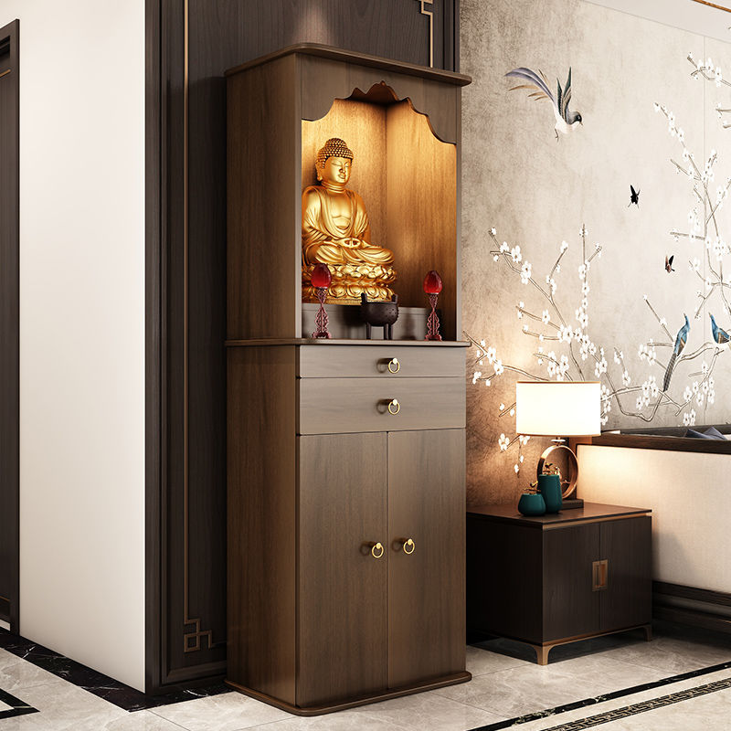 欧兰缔 佛龛神台柜供桌佛台立柜观音台神像供台神龛家用客厅财神爷