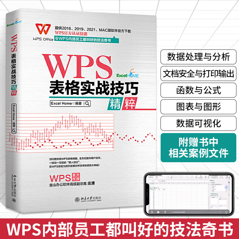 wps教程书籍 wps表格实战技巧精粹 office excel办公软件从入门到精通