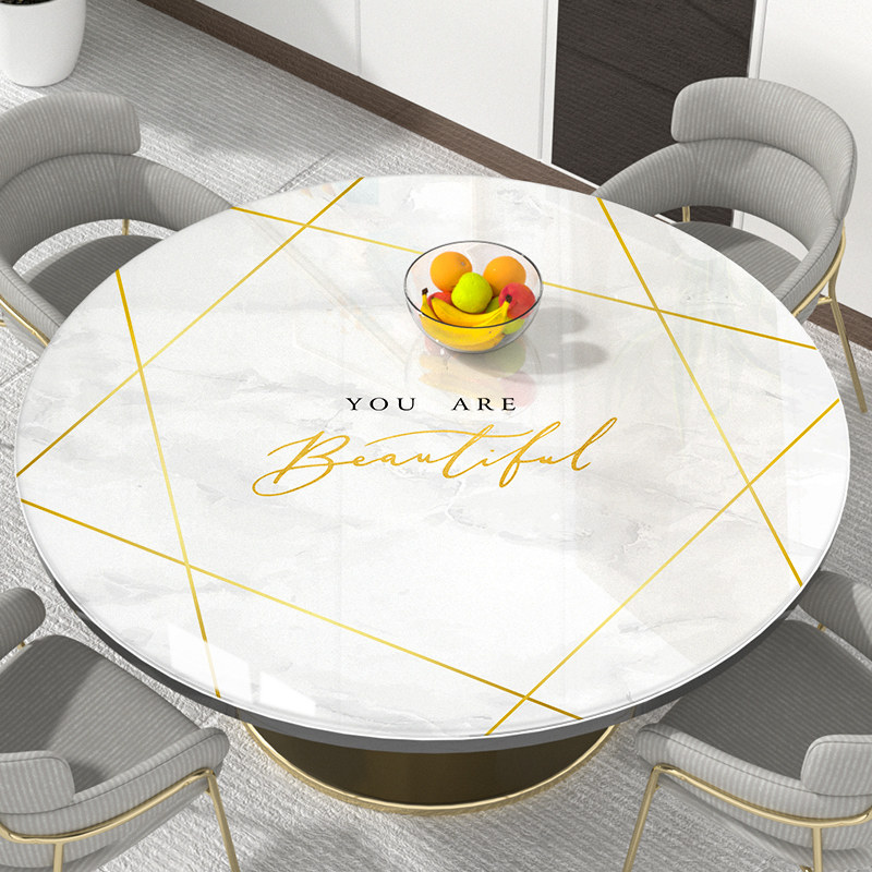 软胶垫 圆形茶几桌布台布北欧风格防水防油防烫餐桌pvc软玻璃小圆桌垫