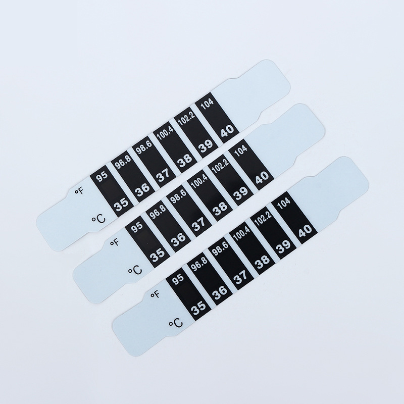 汞额温贴儿童专用智能额头体温计测温度感应贴纸 100片婴儿额头感温贴