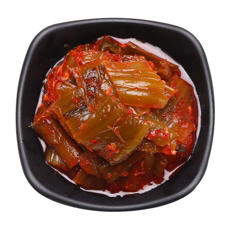 贵州特产独山盐酸菜开胃自制泡菜酸甜辣美食小吃500g瓶装