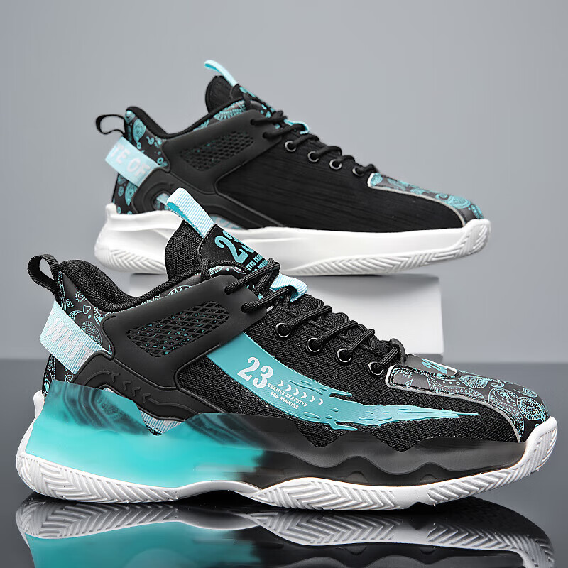 安跑步鞋男青少年运动初中学生轻跑鞋减震中考体育专用立定跳 n8293