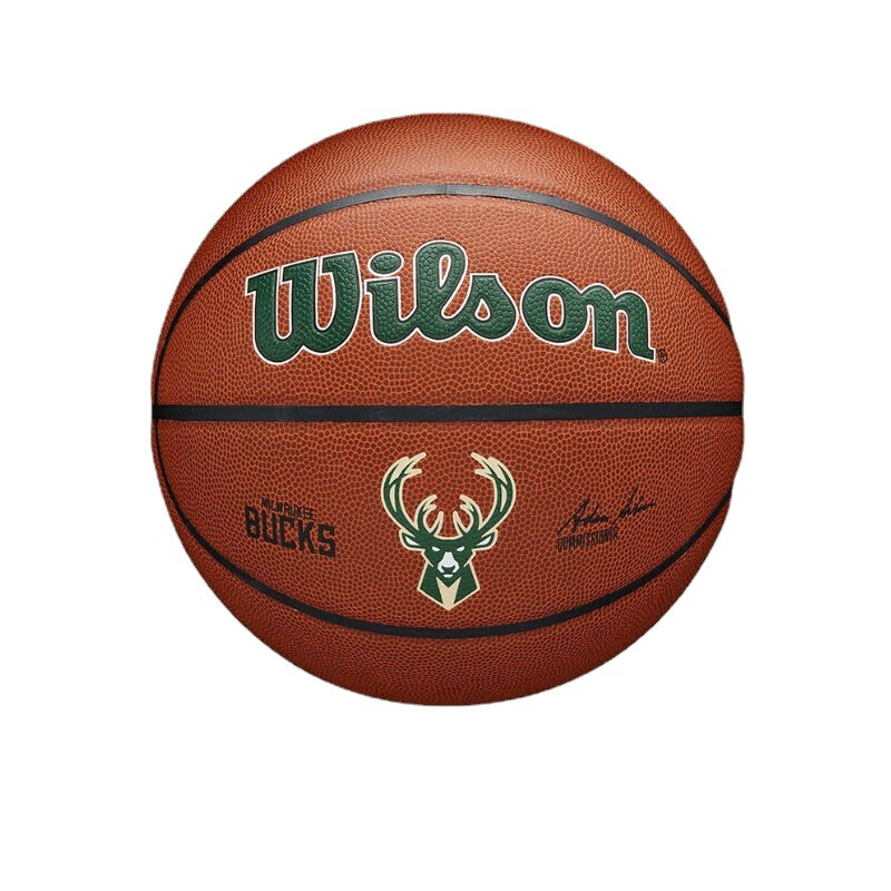 威尔胜(wilson) nba 球雄鹿队队徽pu室内外比赛7号球篮球 wtb3100ibm