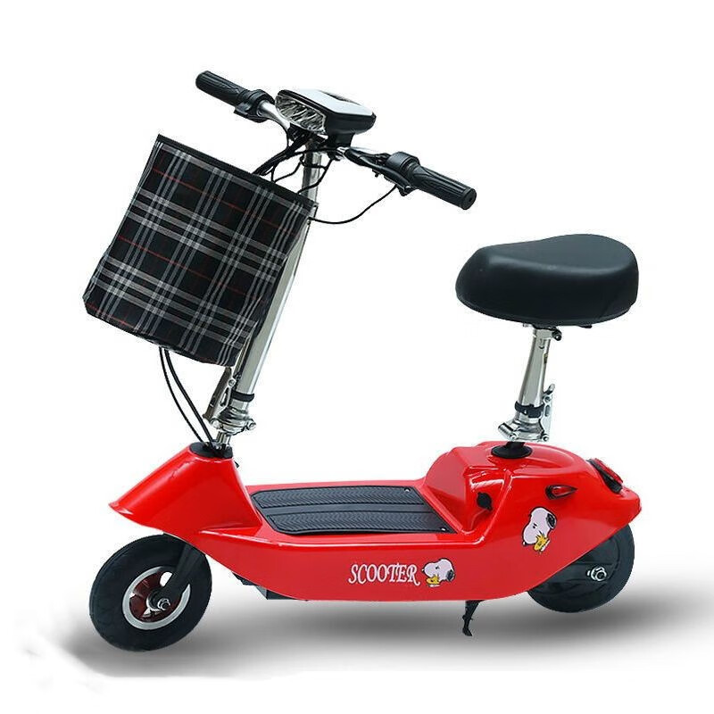 车小海豚小型车代步电瓶车成人两轮车锂电学生滑板车代步车代驾皮皮兔