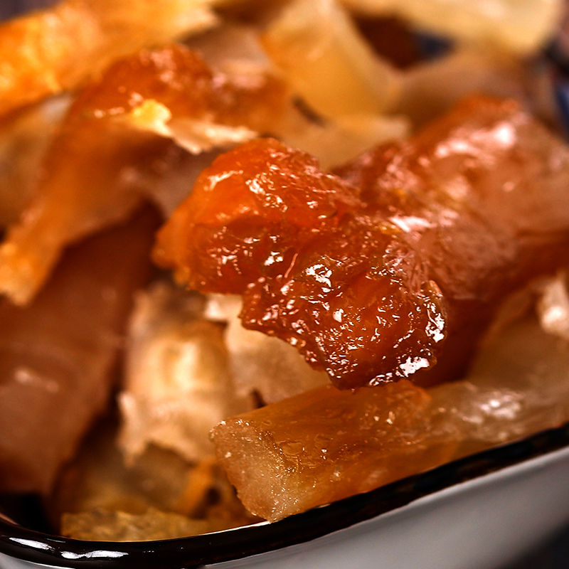 内蒙古香辣牛蹄劲烧烤板筋纯正牛蹄牛肉熟食卤味牛蹄筋巴脑零食 香辣味250g 30个左右