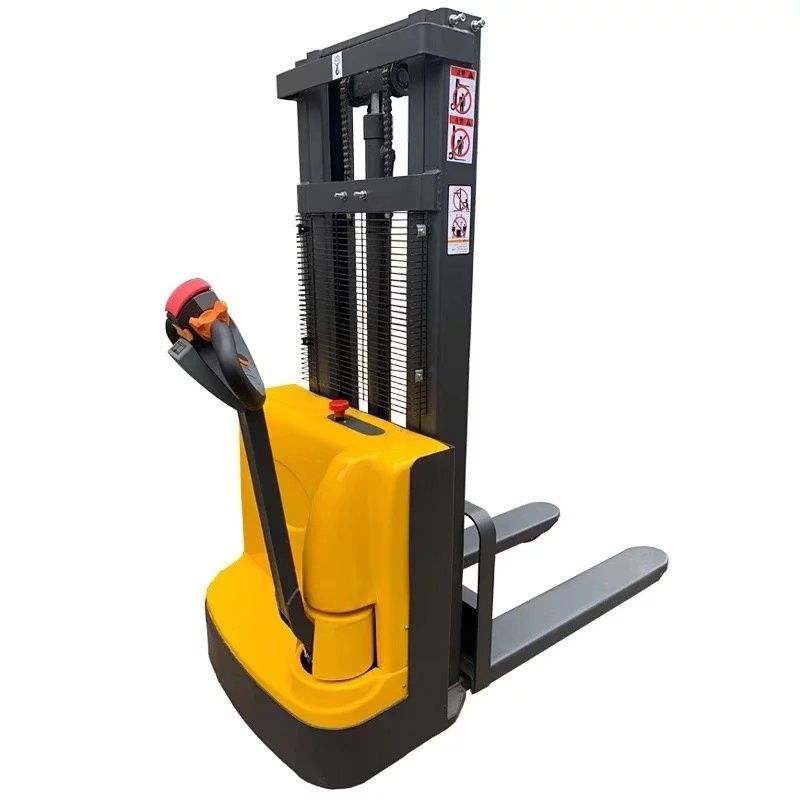 定制适合全电动步行式堆高车站驾站立踏板式搬运升降叉车托盘堆垛车1.